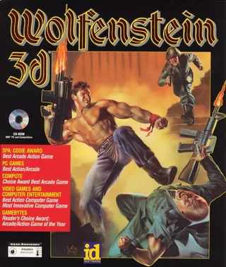 Box front of Wolfenstein 3D, United States