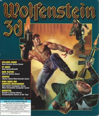 Box front of Wolfenstein 3D, United States