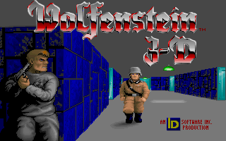 Title screen of Wolfenstein 3D