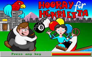 Title screen of Hooray for Henrietta