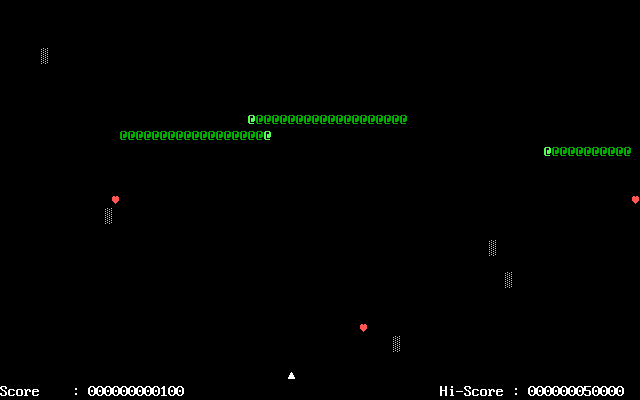 Gameplay of Megapede (1992)