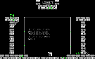 Title screen of Bloxinies II