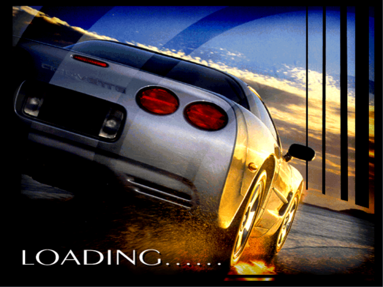 Title screen of Test Drive 4