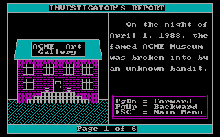 Gameplay of Crime Lab: Case of the Missing Masterpiece
