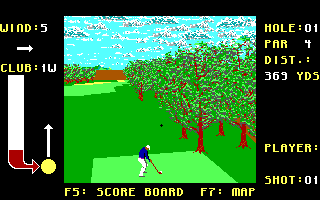 Gameplay of California Pro Golf