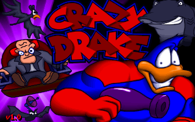 Title screen of Crazy Drake
