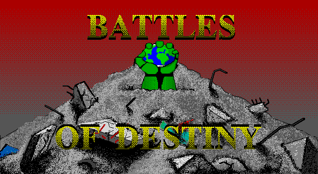 Title screen of Battles of Destiny