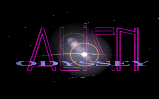 Title screen of Alien Odyssey