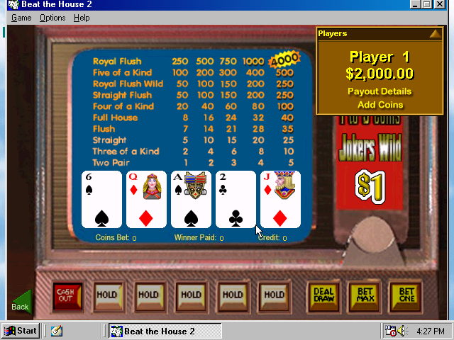 Gameplay of Beat the House 2