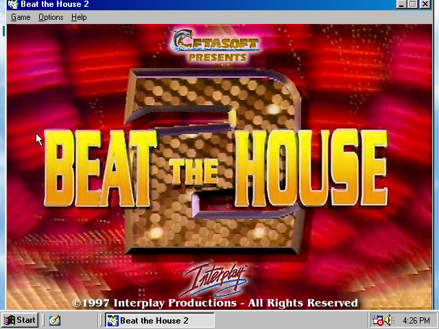 Title screen of Beat the House 2