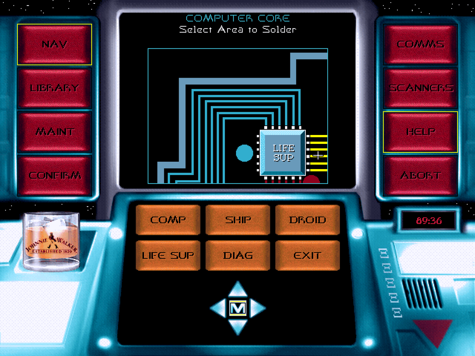 Gameplay of Red Alert: a Johnny Walker Production