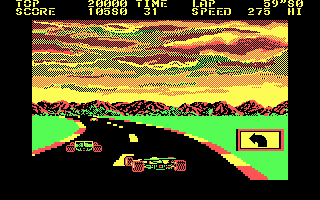 Gameplay of Pole Position