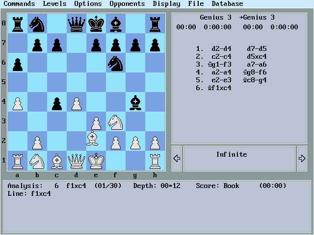 Gameplay of ChessGenius