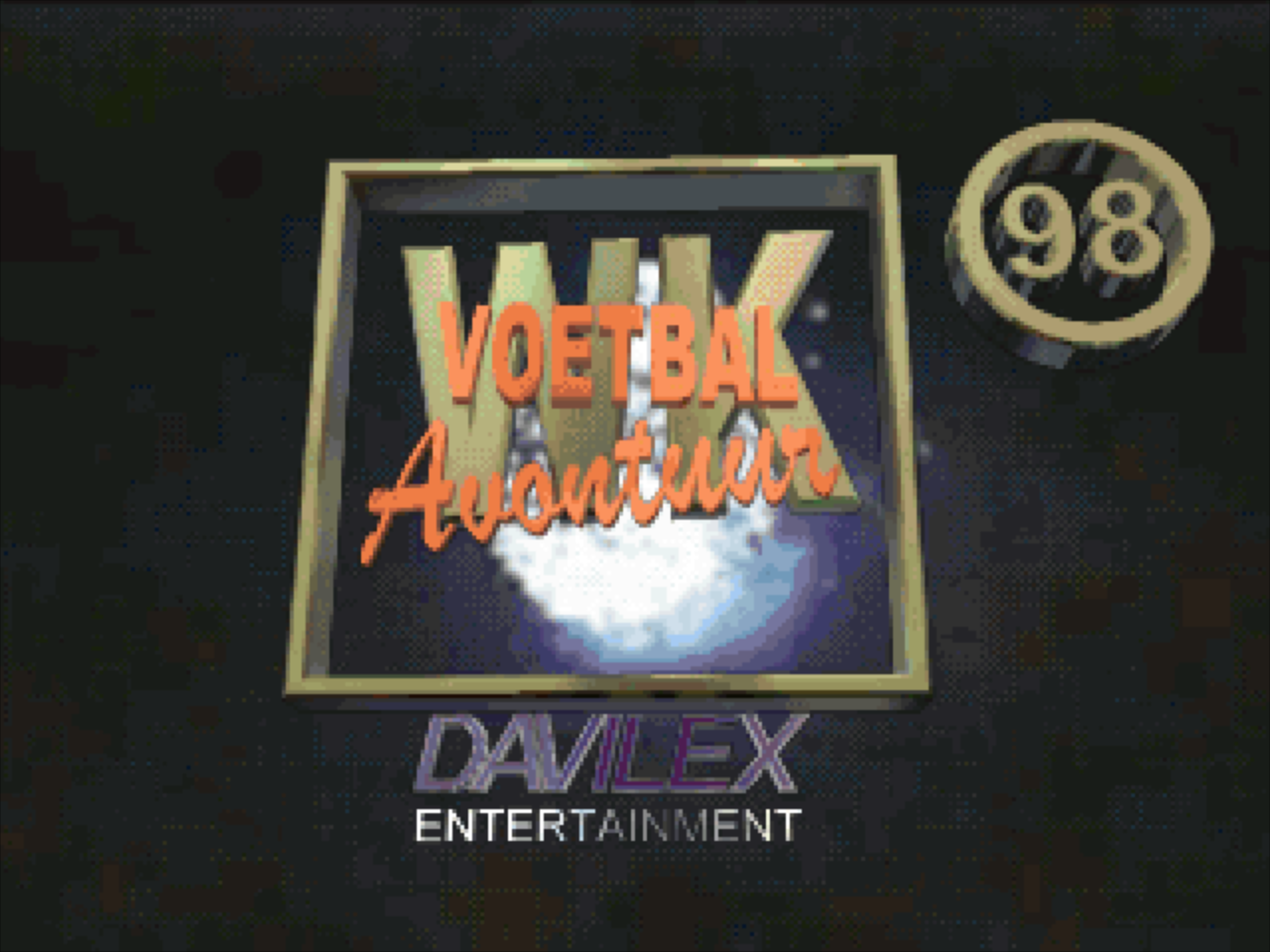 Title screen of WK Voetbal Avontuur '98