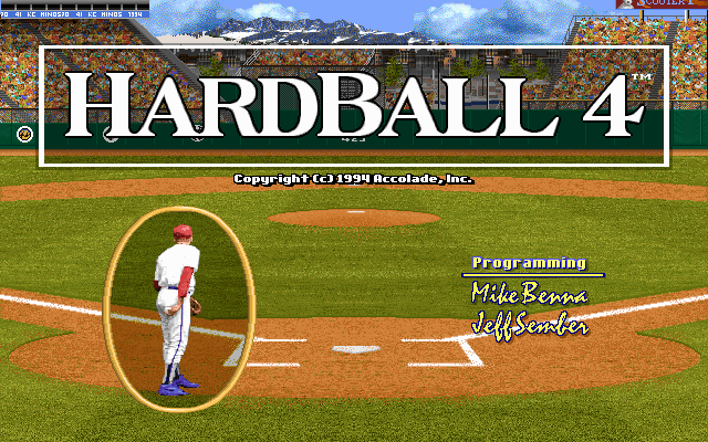 Title screen of HardBall 4