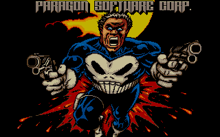 Title screen of The Punisher