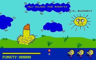 Title screen of Huj Hujowi Nie Rowny
