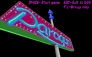 Title screen of PARAGON