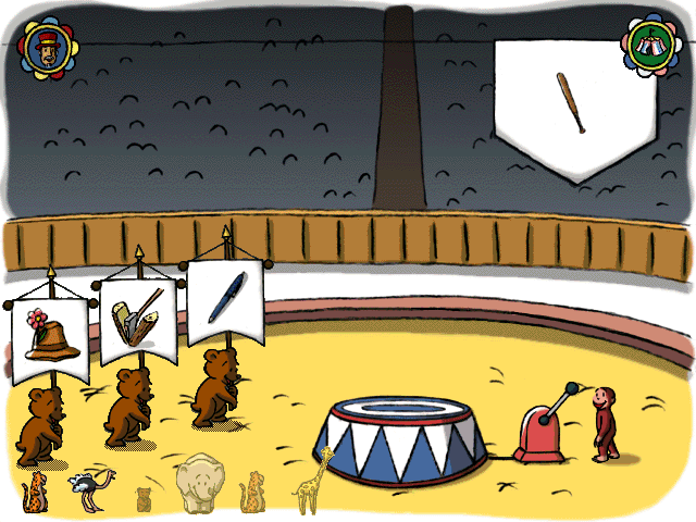 Gameplay of Curious George Learns Phonics