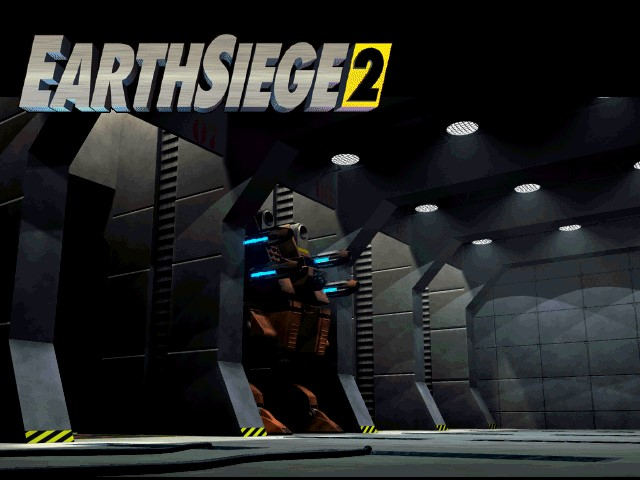 Title screen of EarthSiege 2