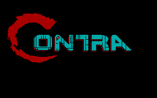 Title screen of Contra