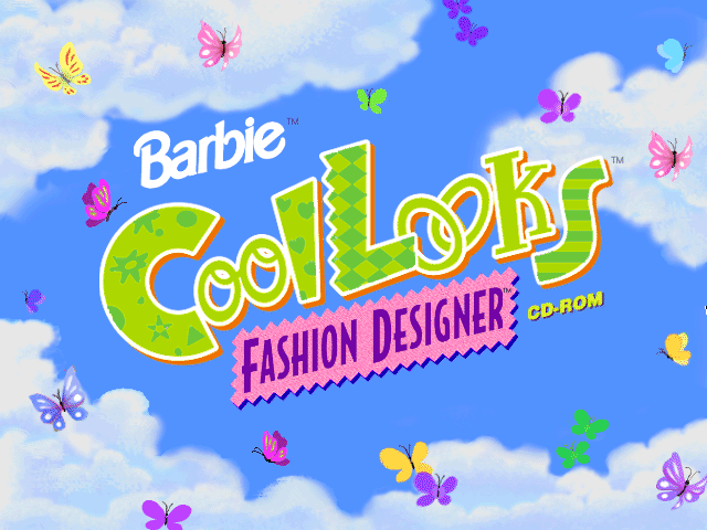 Title screen of Barbie Cool Looks Fashion Designer