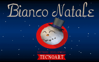Title screen of Bianco Natale