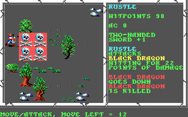 Gameplay of Curse of the Azure Bonds