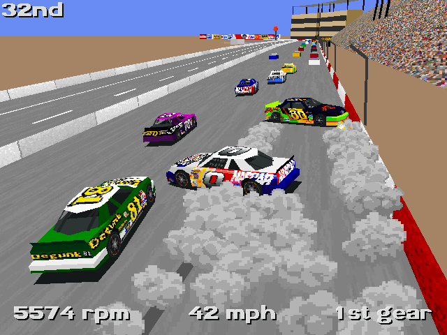 Gameplay of NASCAR Racing