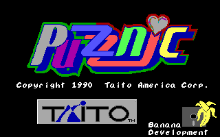 Title screen of Puzznic
