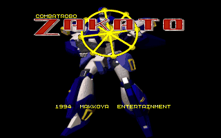 Title screen of Combatrobo Zakato