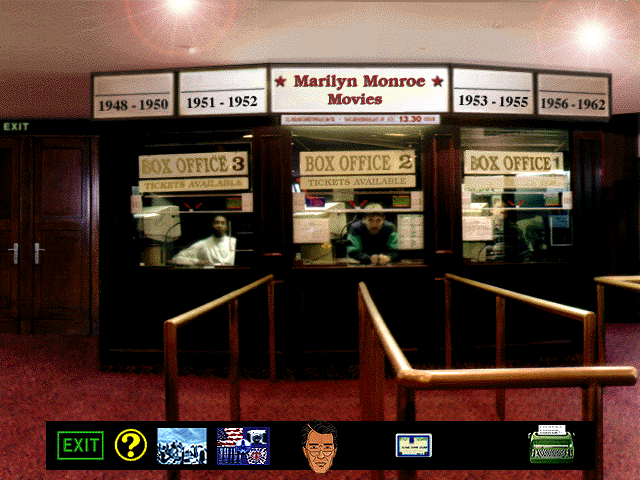 Gameplay of Hard Evidence: The Marilyn Monroe Files