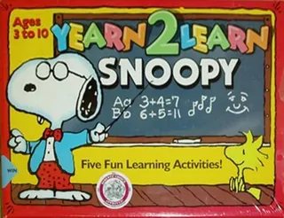 Box front of Yearn2Learn: Snoopy