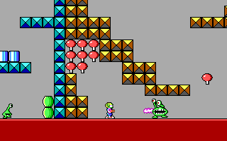 Gameplay of Commander Keen 1: Marooned on Mars