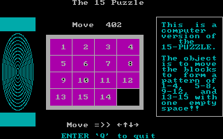 Gameplay of The 15 Puzzle