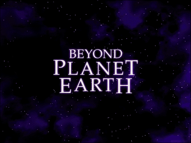 Title screen of Beyond Planet Earth