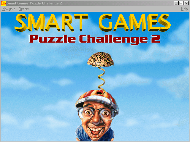 Title screen of Smart Games Puzzle Challenge 2