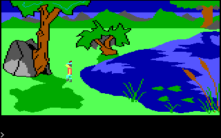Gameplay of King's Quest I: Quest for the Crown (1987)
