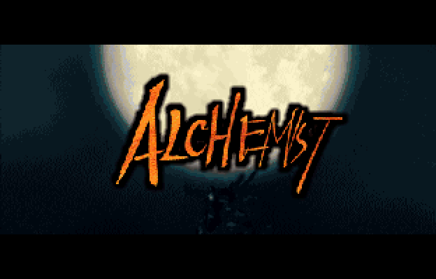Title screen of Alchemist