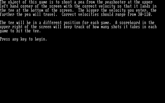 Title screen of Ball