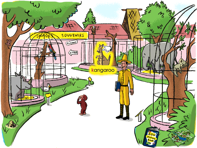 Gameplay of Curious George ABC Adventure