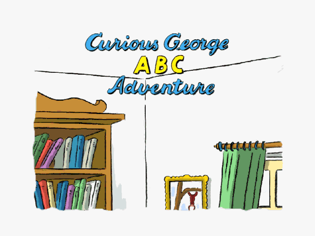 Title screen of Curious George ABC Adventure