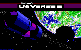 Title screen of Universe 3