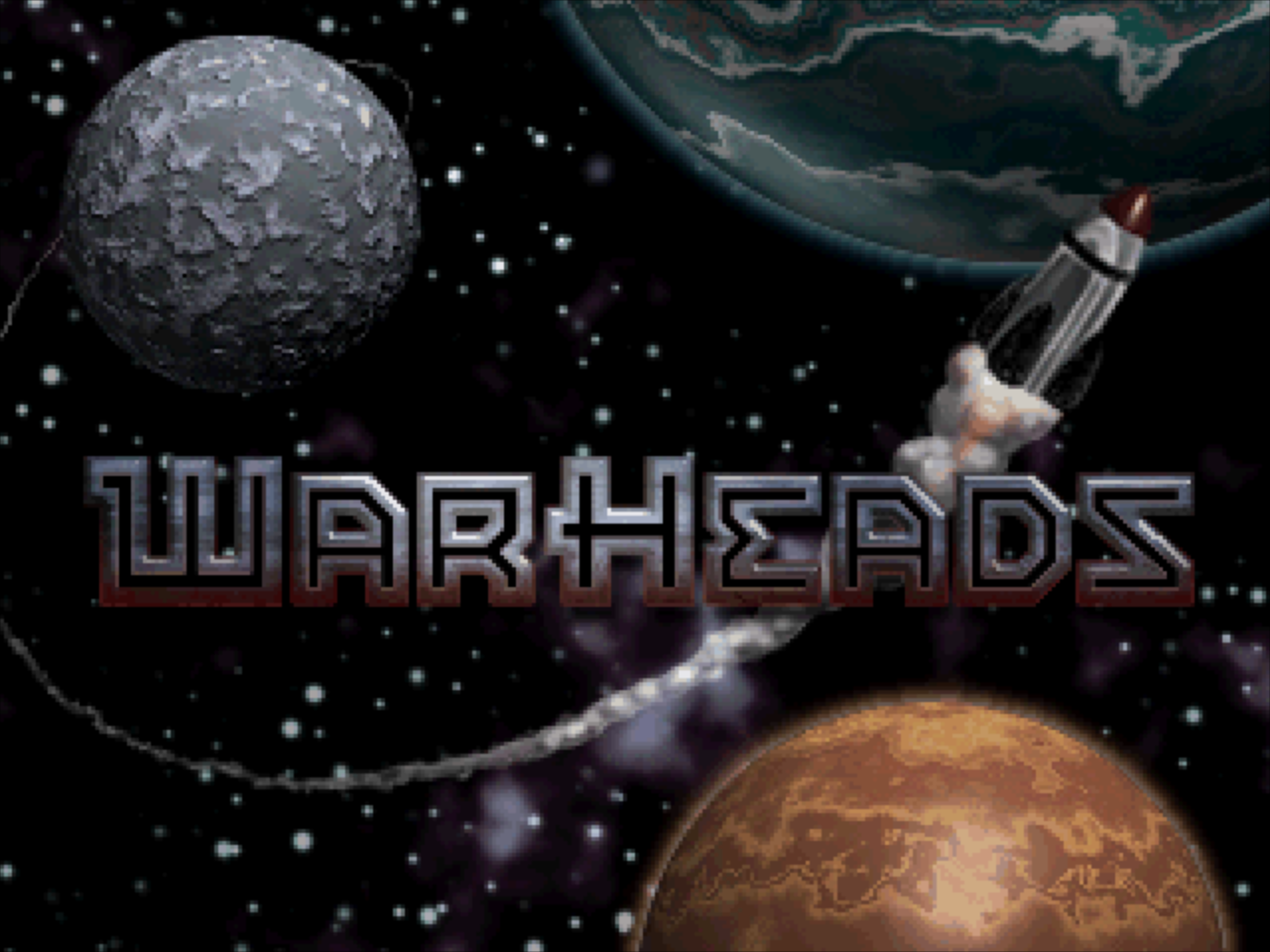 Title screen of WarHeads