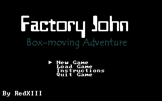 Box front of Factory John