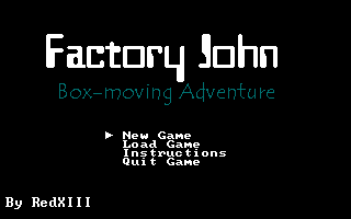 Title screen of Factory John