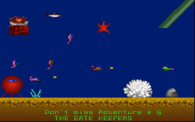 Gameplay of Scubaman's Quest
