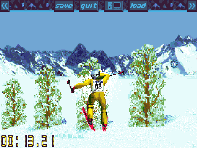 Gameplay of SuperSki Pro