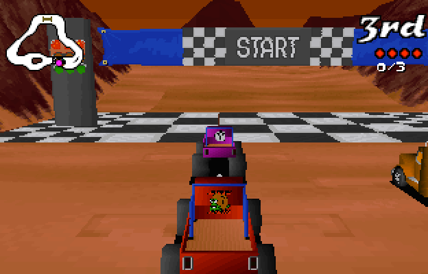 Gameplay of Big Red Racing
