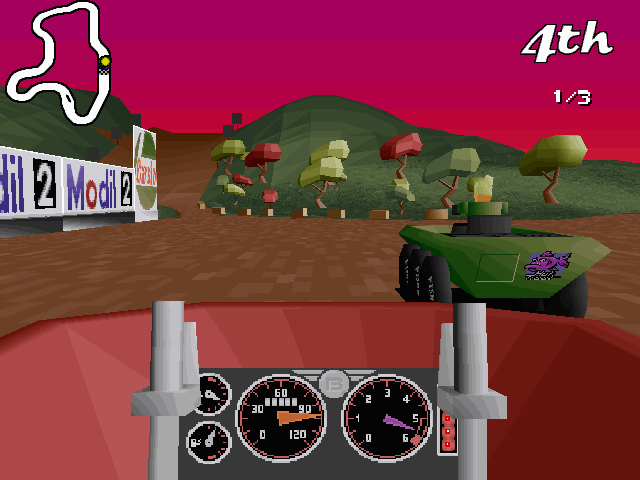 Gameplay of Big Red Racing